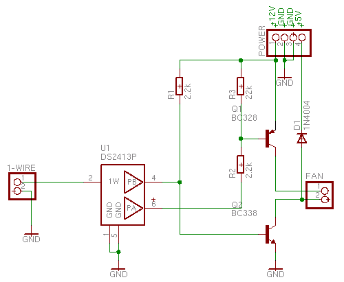 1-wire fan control schematic diagram