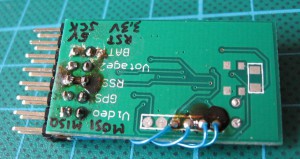 g-osd with wires soldered to programming pads