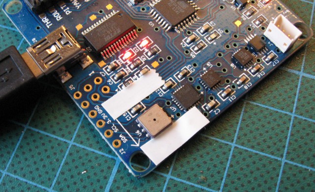 Tricopter - mounting sponge over barometer