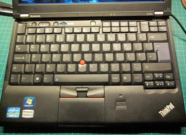ThinkPad X230 with classic keyboard from X220